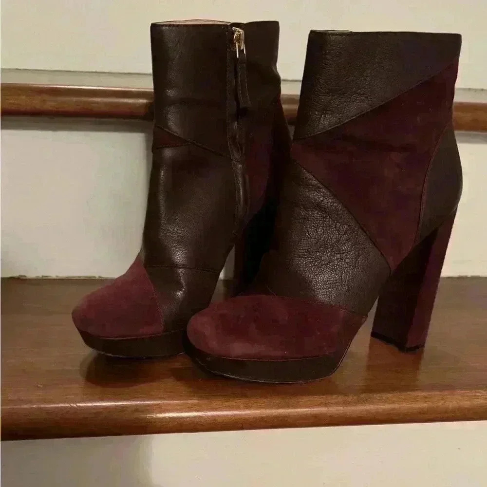 Nine West platform boots..  Fall season start